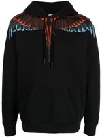 Marcelo Burlon County of Milan hoodie Icon Wings à liens de resserrage - Noir