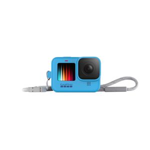 GoPro Sleeve + Lanyard Blue voor Hero 9 Black