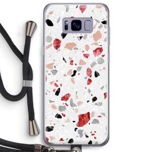 Terrazzo N°12: Samsung Galaxy S8 Plus Transparant Hoesje met koord