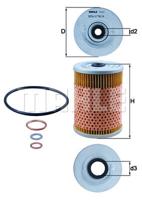 Oliefilter MAHLE, Diameter (mm)84mm, u.a. für Mercedes-Benz, Puch - thumbnail