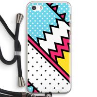 Pop Art #2: iPhone 5 / 5S / SE Transparant Hoesje met koord