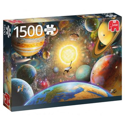 Jumbo premium floating in outer space legpuzzel 1500 stukjes