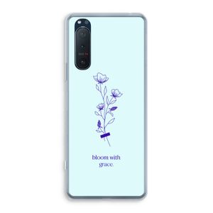 Bloom with grace: Sony Xperia 5 II Transparant Hoesje
