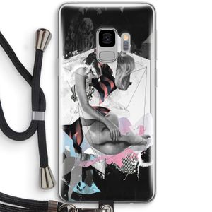 Camouflage de sommeil: Samsung Galaxy S9 Transparant Hoesje met koord
