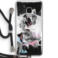 Camouflage de sommeil: Samsung Galaxy S9 Transparant Hoesje met koord