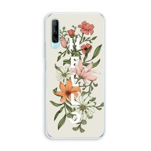 Hello bloemen: Huawei P Smart Pro Transparant Hoesje