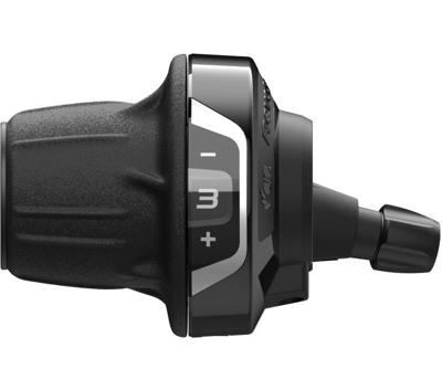 Shimano Draaiversteller (links) 3-speed tourney sl-rv400 - zwart/zilver