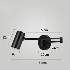 LUXARM Verstelbare Wandlamp met Lange Arm