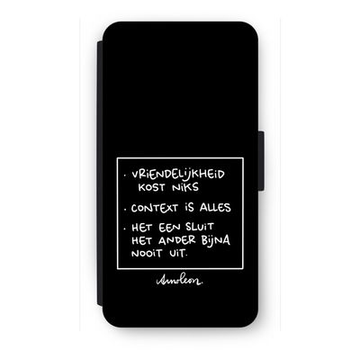 Mijn Motto's: iPhone 7 Plus Flip Hoesje