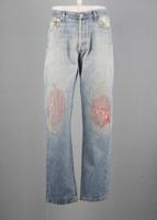 Vintage Straight Levi&apos;s 501 Blue size 35 / 35 for Unisex