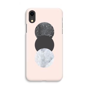 Marmeren cirkels: iPhone XR Volledig Geprint Hoesje