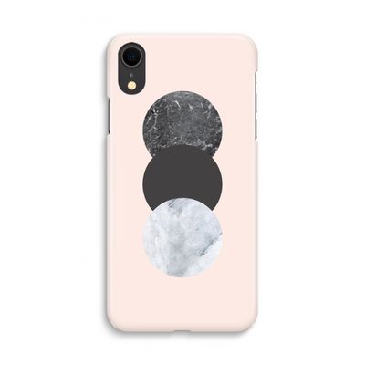 Marmeren cirkels: iPhone XR Volledig Geprint Hoesje