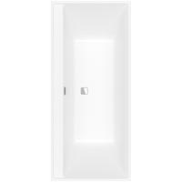 Villeroy & Boch Collaro bad 180x80cm chroom afvoer - stone white (mat wit) UBA180COR2DV-RW