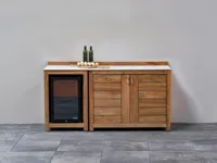 Passion Grills | Buitenkeuken Module Milano | Opstelling 06 | Albastro Cream