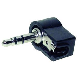 TRU COMPONENTS 1559795 Jackplug 3.5 mm Stekker, haaks Aantal polen: 3 Stereo Zwart 1 stuk(s)