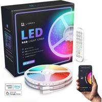 Lideka - LED Strip 20m (2x10) RGB - Afstandsbediening - Gaming Lichtstrip met App - 360 LEDs - Zelfklevend Licht - thumbnail