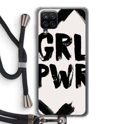 Girl Power #2: Samsung Galaxy A12 Transparant Hoesje met koord