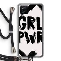 Girl Power #2: Samsung Galaxy A12 Transparant Hoesje met koord