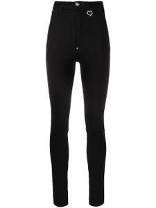 Philipp Plein legging à taille haute - Noir