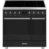 Smeg Symphony C92IMMB2 fornuis Vrijstaand fornuis Electrisch Inductiekookplaat zones Zwart A - thumbnail