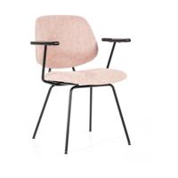 Eleonora Lynn eetkamerstoel met arm Roze