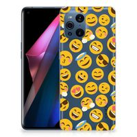 OPPO Find X3 | X3 Pro TPU bumper Emoji - thumbnail