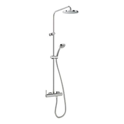 Regendouche set Tres Lex | Opbouw | Mengkraan | 2-weg | Rond | Chroom