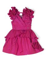 ELIE SAAB JUNIOR robe évasée à volants - Rose - thumbnail