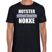 Hotsternokke met vlag Zeeland t-shirts Zeeuws dialect zwart voor heren