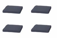 Wicker multi Panama grey (4 stuks) Madison - Madison