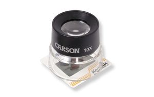 Carson LL-10 loep 10x Zwart, Transparant