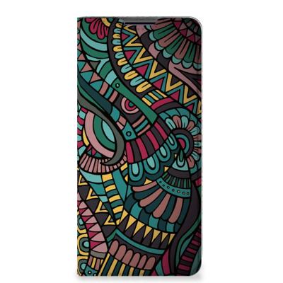 Motorola Edge 30 Pro | Hoesje met Magneet | Aztec