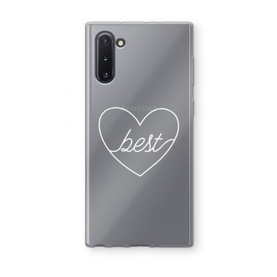 Best heart pastel: Samsung Galaxy Note 10 Transparant Hoesje