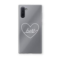 Best heart pastel: Samsung Galaxy Note 10 Transparant Hoesje