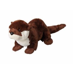 Ravensden pluche knuffel dier Otter - bruin - 30 cm - Otters