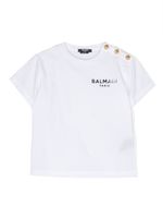 Balmain Kids logo-print cotton T-shirt - Blanc