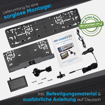 OmniVID Reversing video system solar 4