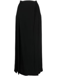 TOTEME wrap-around maxi skirt - Noir