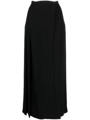 TOTEME wrap-around maxi skirt - Noir