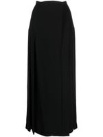 TOTEME wrap-around maxi skirt - Noir