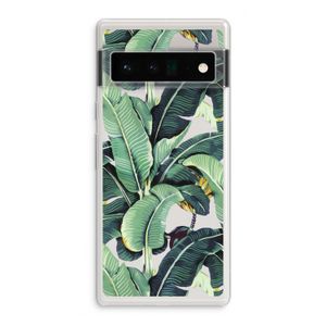 Bananenbladeren: Google Pixel 6 Pro Transparant Hoesje
