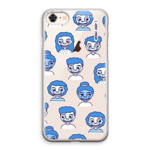 Gezichtjes: iPhone 8 Transparant Hoesje