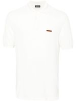 Zegna polo en coton piqué - Blanc