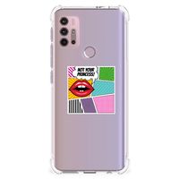 Motorola Moto G30 | G20 | G10 Anti Shock Bumper Case Popart Princess - thumbnail