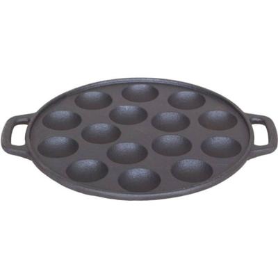 Poffertjespan - gietijzer - 25 cm - pan voor poffertjes
