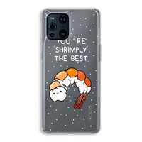 You're Shrimply The Best: Oppo Find X3 Transparant Hoesje