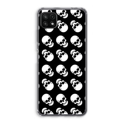 Musketon Skulls: Samsung Galaxy A22 5G Transparant Hoesje