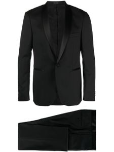 Tagliatore costume à veste à simple boutonnage - Noir