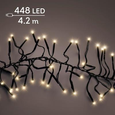 Clusterverlichting led 448 lampjes soft gold