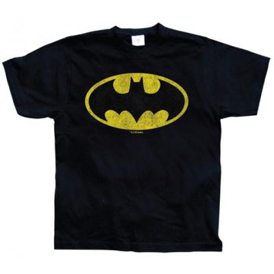 Batman T-shirt - zwart - katoen - volwassenen - Superhelden Verkleedshirt heren